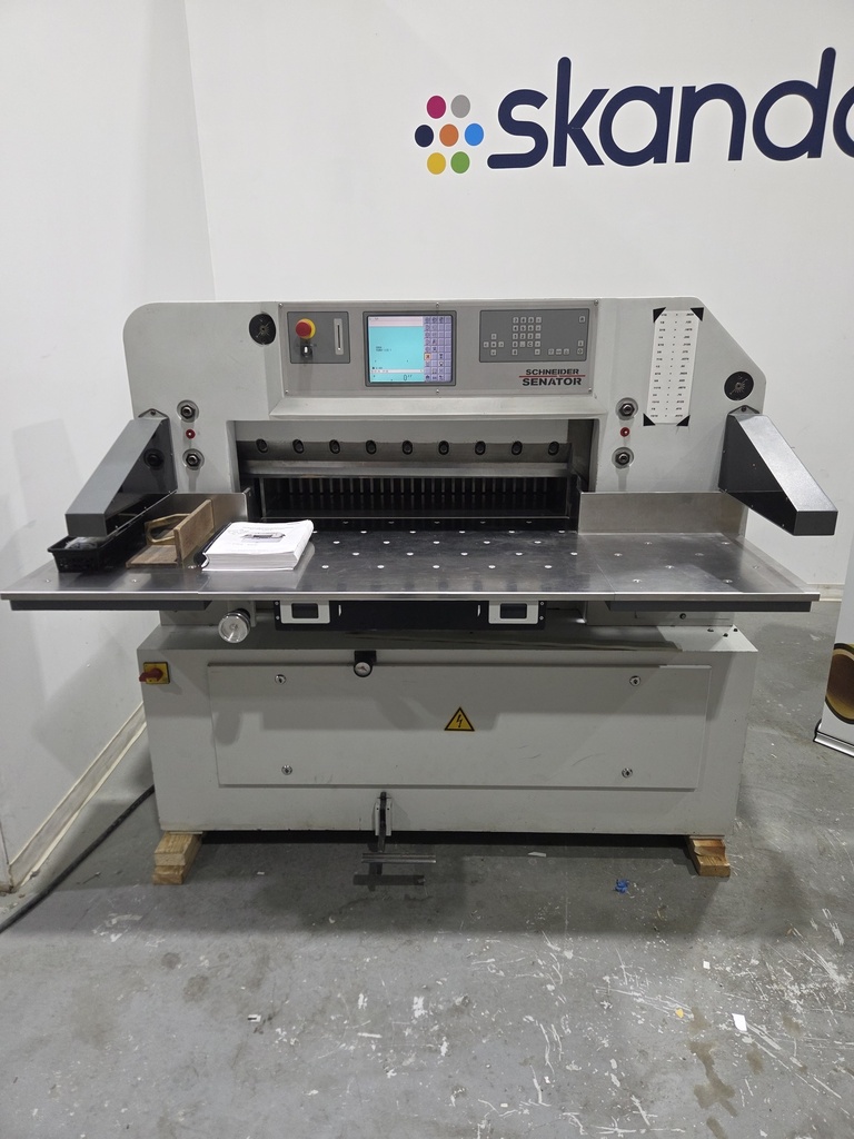 Used Schneider Senator E-line 92 Paper Guillotine