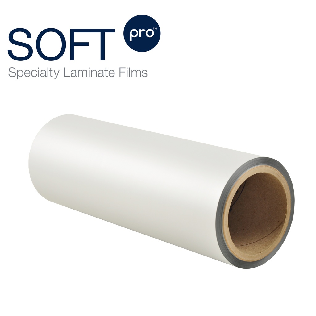 1.5 mil SOFTpro Matte 18" x 500' x 1" Core A/I Laminate Film