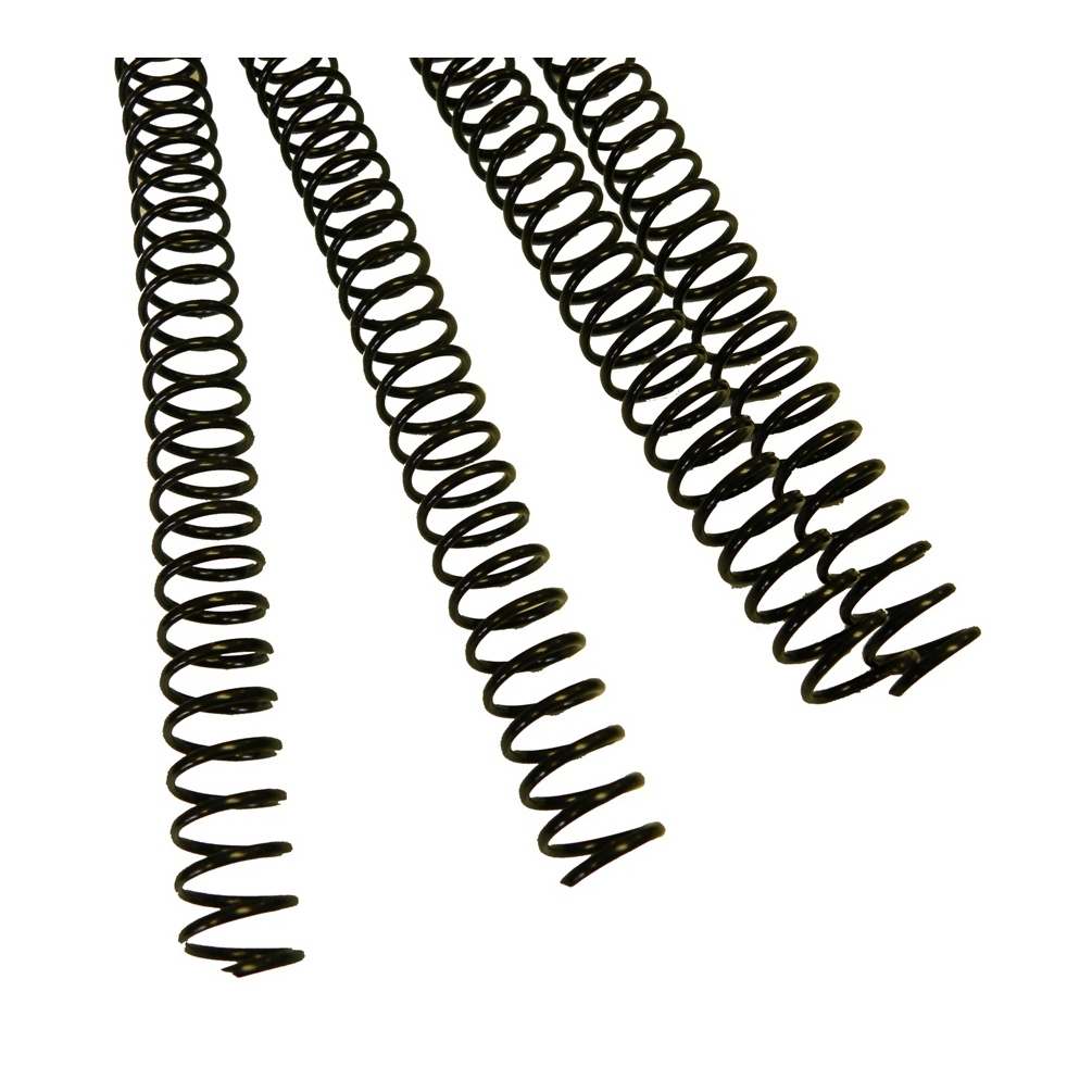 12 mm 36" Black BINDpro 5:1 Pitch Plastic Coil