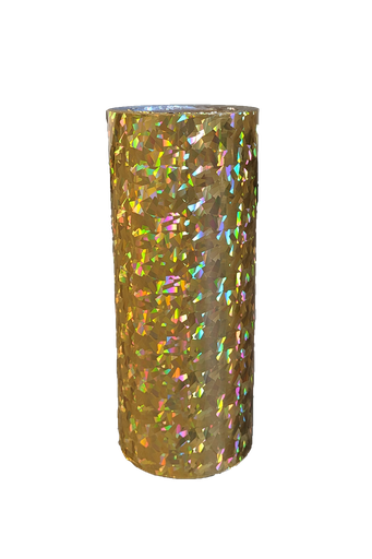 [PEX8312XE] SLEEKpro Gold Crystal Holo (T) Metallic Foil 12'' x 1000' x 3'' Core A/I