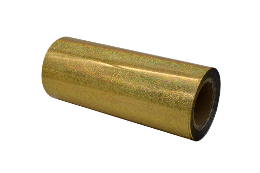 [PEX9312XE] SLEEKpro Gold Sparkle Holo (T) Metallic Foil 12'' x 1000' x 3'' Core A/I